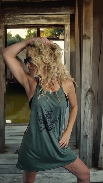 Pineapple Shield Swim Suit Cover Up